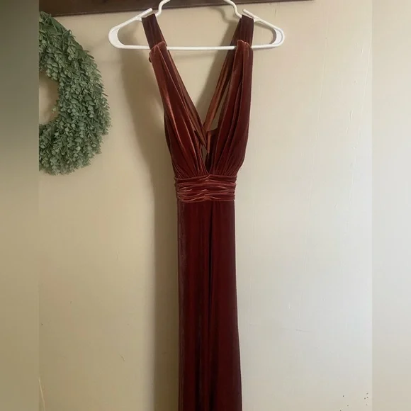 Revelry | Dresses | Velvet Bridesmaid Dress | Poshmark